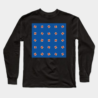 Old Fashioned on Blue Long Sleeve T-Shirt